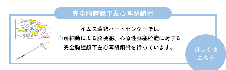 完全胸腔鏡下左心耳閉鎖術