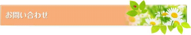 お問い合わせ